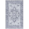 thumbnail image 2 of SAFAVIEH Tucson Camillo Oriental Machine Washable Area Rug, Dark Gray/Light Gray, 6' x 9', 2 of 13