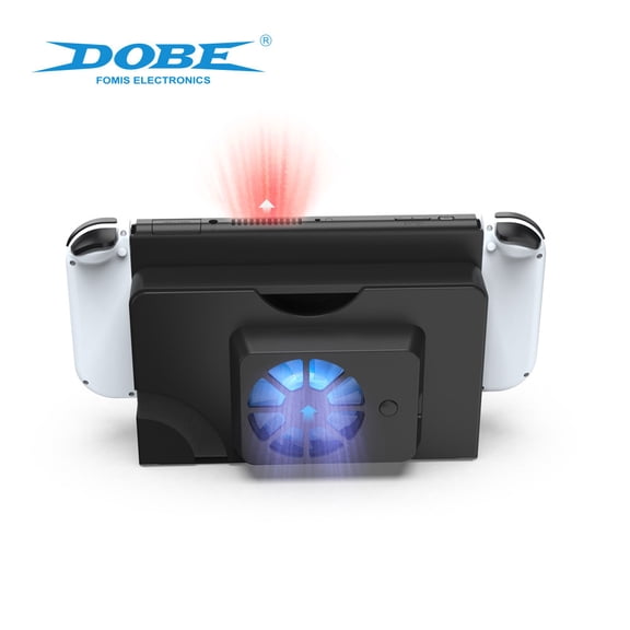 DOBE Nintendo Switch OLED Dock Cooling Fan - USB-Powered Quiet Radiator with Adjustable Speed for Switch OLED Console | Prevent Overheating During Extended Gaming