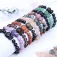 thumbnail image 3 of Venta al por mayor a granel pulsera de gatito de cristal de piedras preciosas naturales múltiples pulseras de cristal de Hello Kitty de piedra curativa espiritual, 3 of 4