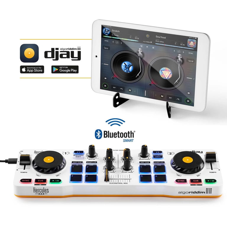 Hercules DJControl Mix DJ Software Controller with Algoriddim Djay