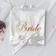 thumbnail image 1 of Bata de novia para la mañana, pijama holgado de primavera, verano y otoño, camisón de seda de imitación, bata de baño bordada para boda, vestido de dama de honor para grupo de mujeres, 1 of 6