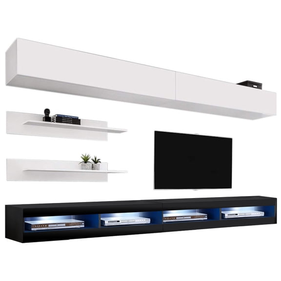 Fly I 34TV Wall Mounted Floating Modern Entertainment Center