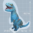 thumbnail image 4 of Disfraz inflable de dinosaurio T-Rex de Qshine para adultos, 4 of 5