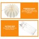 thumbnail image 3 of BESTYASH De Luces LED Con Calabazas Beige Para De Fiesta Y Hogar, 3 of 6