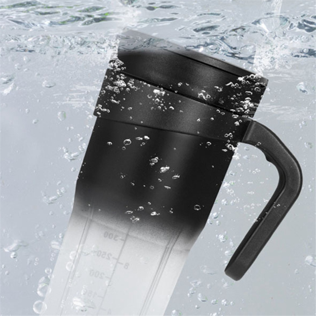 Portable Personal Blender for Shakes and Smoothies Blender with 6 Blades USB Rechargeable Handle and Straw Lid Blender