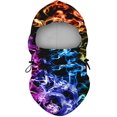 thumbnail image 1 of Pasamontañas a prueba de viento máscara de esquí Uv protección solar capucha térmica peso pesado invierno cálido motocicleta cara cubierta sombrero para hombres, 1 of 2
