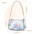 thumbnail image 3 of FORMRS Womens Shoulder Bag with Chain Strap Clutch Purse Cute Tote Handbag, Pastel Flower Pattern, 3 of 7