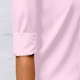 thumbnail image 6 of Women's Dressy Casual Blouses Elegant Chiffon Business Work Shirts Tops Long Sleeve V Neck Blouse, 6 of 8