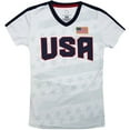 thumbnail image 2 of Icon Sports Girl's Youth USWNT Players Assn Soccer Team Short Sleeve V-Neck Game Day Jersey, 2 of 3