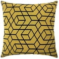 thumbnail image 1 of hometrends Cubic Mustard Decorative Pillow, 1 of 4