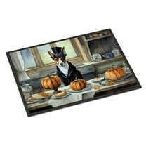 Carolines Treasures DAC1770JMAT 24 x 36 in. Unisex Dachshund Fall Kitchen Pumpkins Indoor or Outdoor Mat