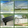 thumbnail image 3 of NETAJE 6'x 7'Polycarbonate Greenhouse,Large Aluminum Walk-in Green House with Window for Backyard,Sliver, 3 of 7