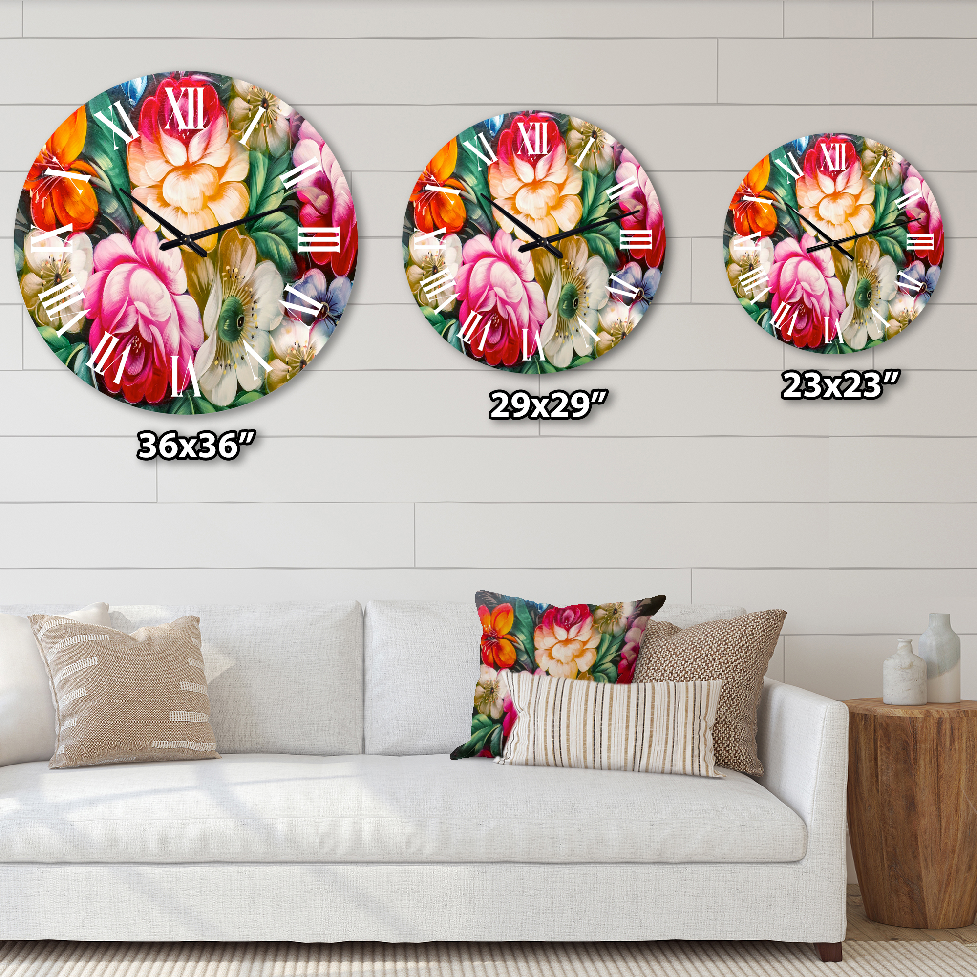 Designart 1 in Quartz Traditional Wall Clock