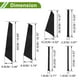 thumbnail image 4 of Moldura de ventana del pilar de puerta Unique Bargains para BMW 2-Series 2016-2019 Negro Frontal Trasero Izquierdo Derecho Sticker Antirrayaduras Cubierta Exterior del Pilar 12 Pcs, 4 of 7