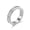 Silver, variant on CZ Anxiety Rings for Women Men Silver Stainless Steel Fidget ADHD Decompression-Silver-9