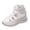 1White, variant on Gladiator Sandals for Women Hollow out Summer Ankle Boots with Side Zipper Hidden Wedge Platform Sneakers Nonslip Tennis Shoes Black Size 8.5