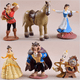 thumbnail image 3 of 6 piezas/set Disney La Bella y la Bestia figuras de acción de dibujos animados Anime Kawaii modelo juguetes decoración colección figurita regalo de Navidad para niños, 3 of 4