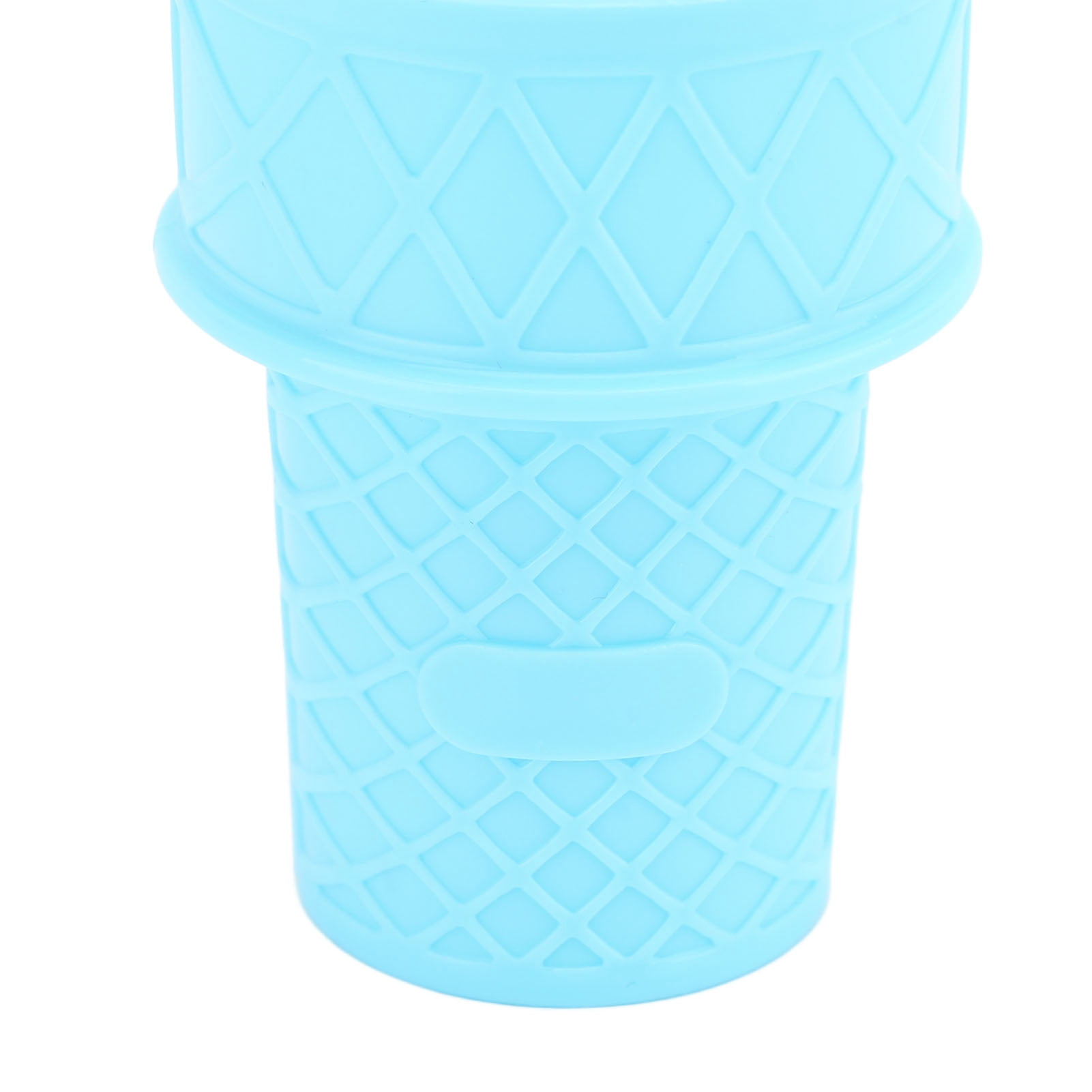 YAHHU 4pcs Ice Cream Cone Holder Stand Upright Reusable Mini Scooper Tool for Frozen Yogurt Sorbet Pink Blue