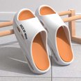 thumbnail image 5 of Mens Slippers,Men Non- Massage Soft Sole Slippers for Home Indoor Use,Slippers for Men,Orange,8, 5 of 5
