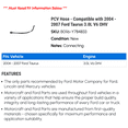 thumbnail image 2 of PCV Hose - Compatible with 2004 - 2007 Ford Taurus 3.0L V6 OHV 2005 2006, 2 of 2