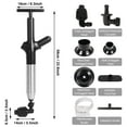 thumbnail image 3 of Air Toilet Plunger, Drain Clog Remover, High-Pressure Air Drain Blaster with Real-Time Barometer Powerful Drain Snake Sink Plunger Plumbing Tools, Plungers for Bathroom Sink Floor Kitchen Clogged, 3 of 7