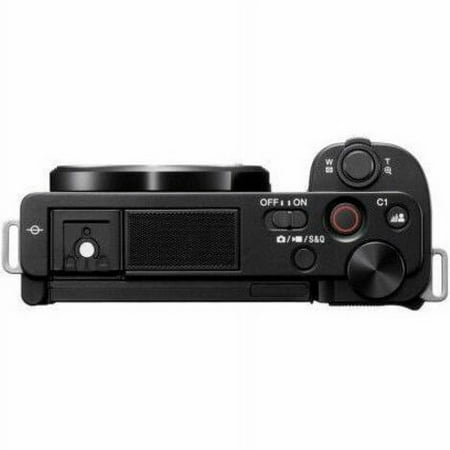 Sony - Alpha ZV-E10 Kit Mirrorless Vlog Camera with 16-50mm Lens - Black