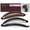 Black and Brown, variant on Set of 2 – Large 6'' Volumizing Hair Clip for Medium to Thick Hair – Banana Clip – Secure Hold, No Crease, No Breakage – Hair Accessories for Women