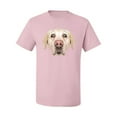 thumbnail image 2 of Wild Bobby, Golden Retriever Cute Gift, Dog Lover, Men Graphic Tee, Light Pink, 3X-Large, 2 of 4