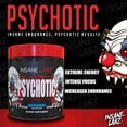 thumbnail image 4 of Pre entreno Psychotic Insane Labz 60 Serv 376 Gr, 4 of 7
