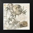 thumbnail image 2 of Parker, Jennifer Paxton 15x15 Black Modern Framed Museum Art Print Titled - Rose Romance IV, 2 of 5