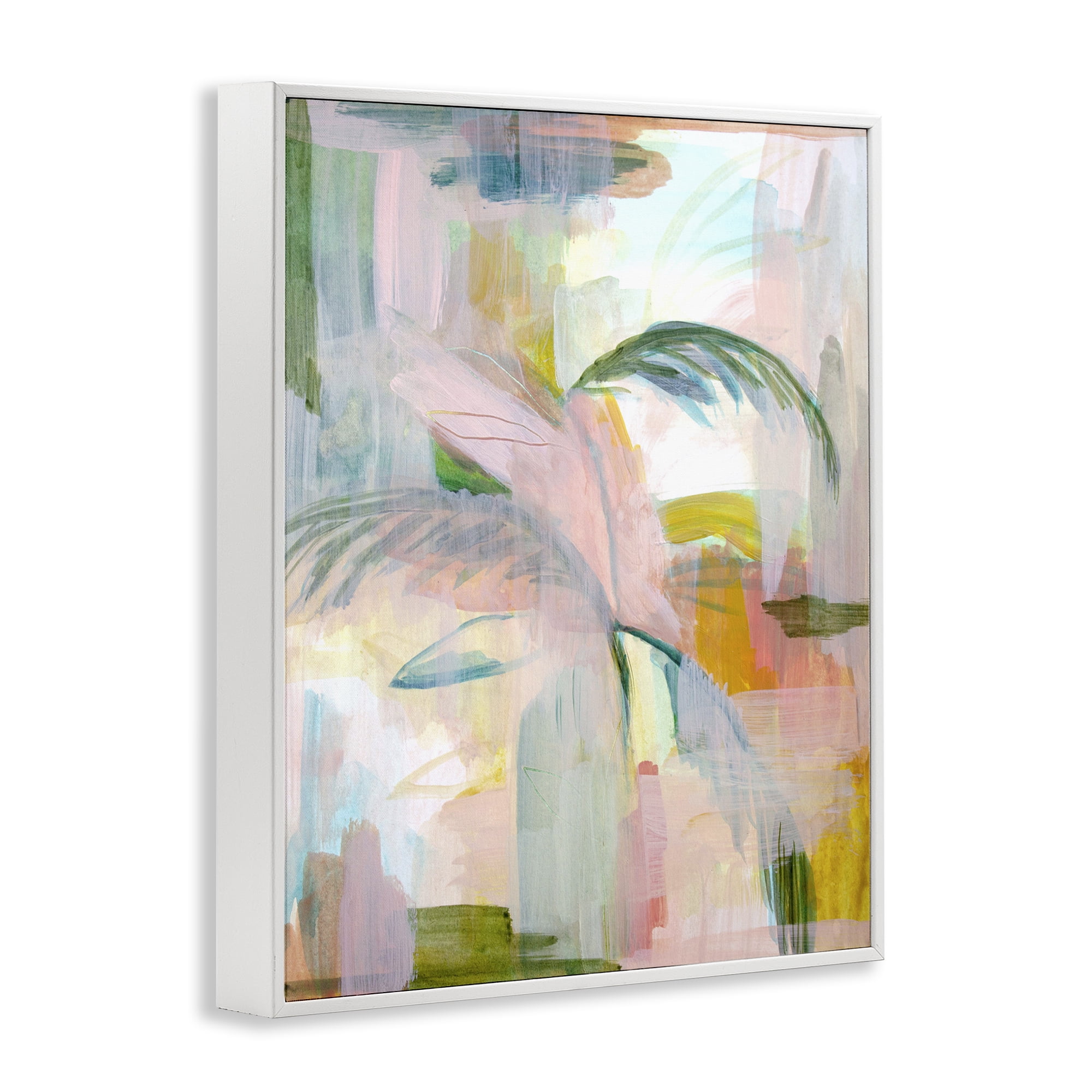 Stupell Industries Palm City Expression White Framed Giclee Art, design by Gemma Bardot