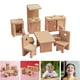 thumbnail image 4 of Casa de muñecas de madera, juego de muebles para sala de estar, dormitorio y otros espacios decorativos. Comedor, 4 of 9