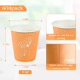 thumbnail image 2 of 600 Pack 5 oz Disposable , Colorful Disposable Mouthwash Cups, Small Disposable Cups, Mini for Parties, Picnics, Barbecues, Travel and Events, 2 of 4