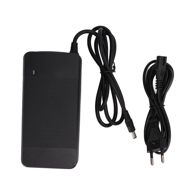 Cargador de batería de 42V 3A, adaptador de corriente, cargador de batería de litio para patinete eléctrico, enchufe 100-240VEU