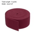 thumbnail image 2 of Elastic Bands for Sewing 1.6"(4cm) 5 Yard Burgundy Red Knit Elastic Spool for Wigs, Waistband, Pants, 2 of 6
