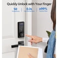 thumbnail image 2 of Philips Smart Lock con control de aplicación, cerradura de puerta inteligente con huellas dactilares, cerradura de puerta de entrada sin llave, reemplazo de cerrojo inteligente Bluetooth, bloqueo, 2 of 5