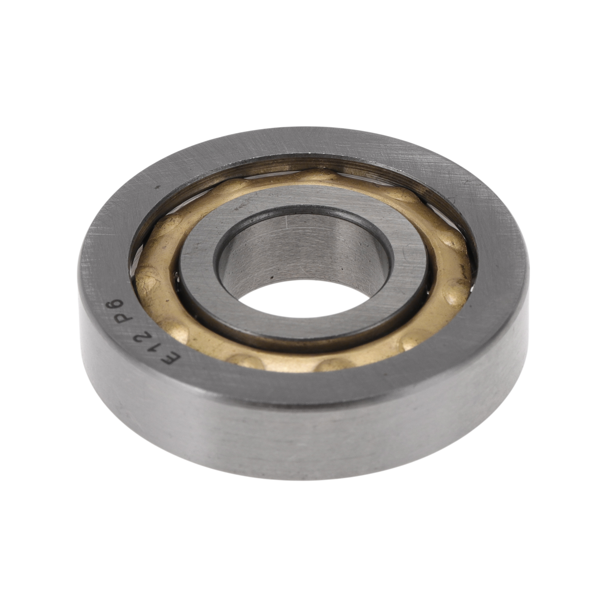 Unique Bargains E12 Deep Groove Ball Bearings 12x32x7mm P6 Open Type Lubricated Bearings 1 Pc Car Scooter Skateboard Wheel Universal Silver Tone Gold Tone