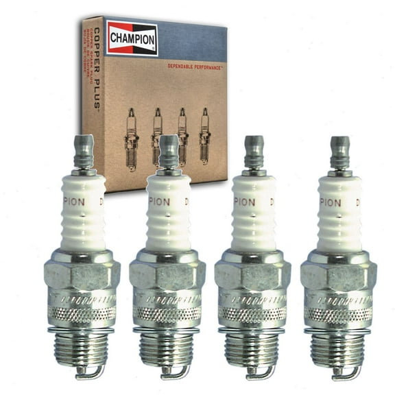 4 pc Champion 549 Industrial Spark Plugs for 18-82 82 C86S D18Y Ignition Wire Secondary