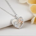 thumbnail image 6 of Deeceymbur Heart Necklace for Horse Theme Jewelry Gift for Women Mothers Day Present Equestrian Design Fashion Accessorily, 6 of 9