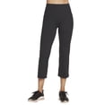 thumbnail image 1 of Pantalones cortos Skechers Go Walk de cintura alta para mujer, color negro, XL, 1 of 3