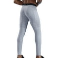 thumbnail image 3 of FASHIONWT Men Ankle-Length Athletic Pants Pocket Jeggings Elastic Training Leggings, 3 of 5