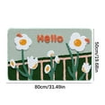 thumbnail image 2 of Ohufall Non Slip Shower Mat Washable Rugs Bathroom Rugs Absorbent Flocking Non Slip Floor Mat For Bathroom Toilet Door Bedroom Door Foot Mat, 2 of 2