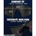 thumbnail image 7 of grinderPUNCH Sports Sunglasses Lightweight Baseball Cycling Glasses UV Protection for Mountain Bike Running Hiking Fishing, 7 of 7