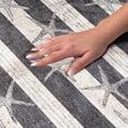 thumbnail image 3 of Addison Rugs Dream Shag Premium Machine Washable Transitional Starfish Midnight Rectangle Rug, 5' x 7'6", 3 of 8