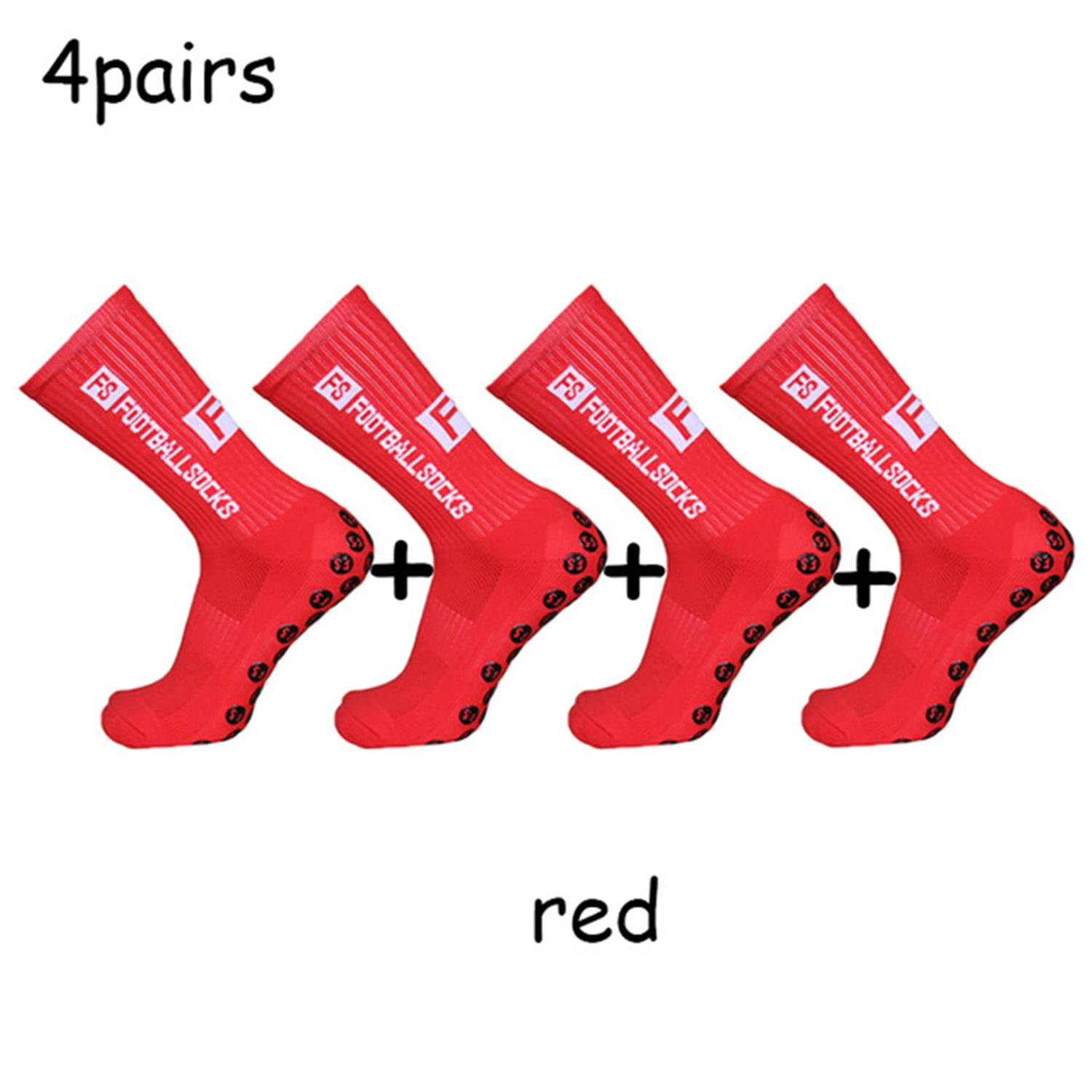 Hengguang 3 Pairs Anti Slip Soccer Socks for Kids, Grip Socks Soccer, Soccer  Non Slip Socks with Grip Pads, Non Slip Grip Pads for Football Basketball  Sports Grip Socks(M) 