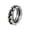 silver, variant on Fashion Punk Style Gear Rotating Ring Titanium Steel Men Wedding Finger Rings-gold-8