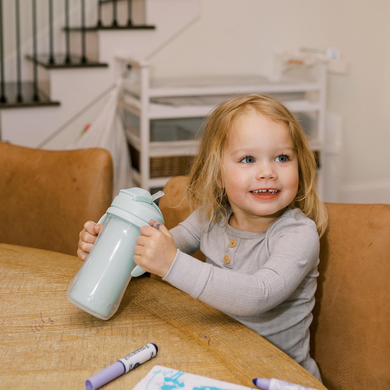 Parent’s Choice Insulated Sippy Cup with Straw and Handles, 300 mL, 2 pack, 12m+,Green, 12 months+, 300 mL, 2 pack, Green