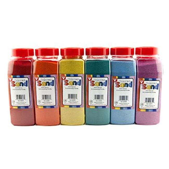 Hygloss Products Inc. Bucket O Sand 6 Asstd Colors 6 Oz