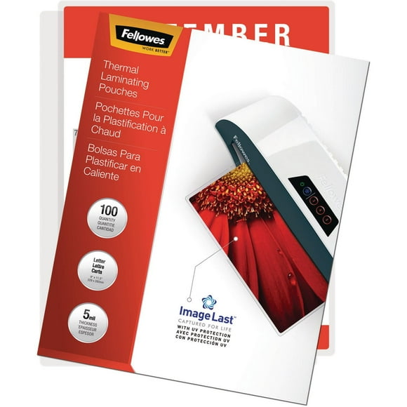 Pochette thermique - lettres, ImageLast™, Zéro bourrage, 5 mils, 100/paquet