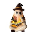 thumbnail image 5 of Halloween Ghost Decorative Light, Vintage Ghost Reading Book Lamp,  Cute Ghosts Night Light for Mantle Desk Tabletop Reading Nook Library Decor, 5 of 6